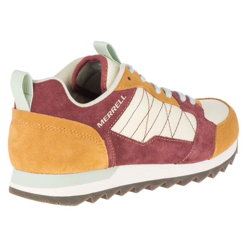 Basket Merrell Alpine Jaune/Bordeaux Femme | D.T.TQHD